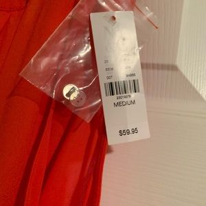 New York & Company Pants - New York & Co Red Romper New York & Company Pants - New York & Co Red Romper